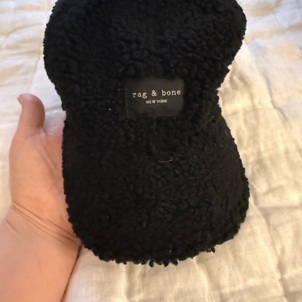 rag & bone Black Sherpa Hat